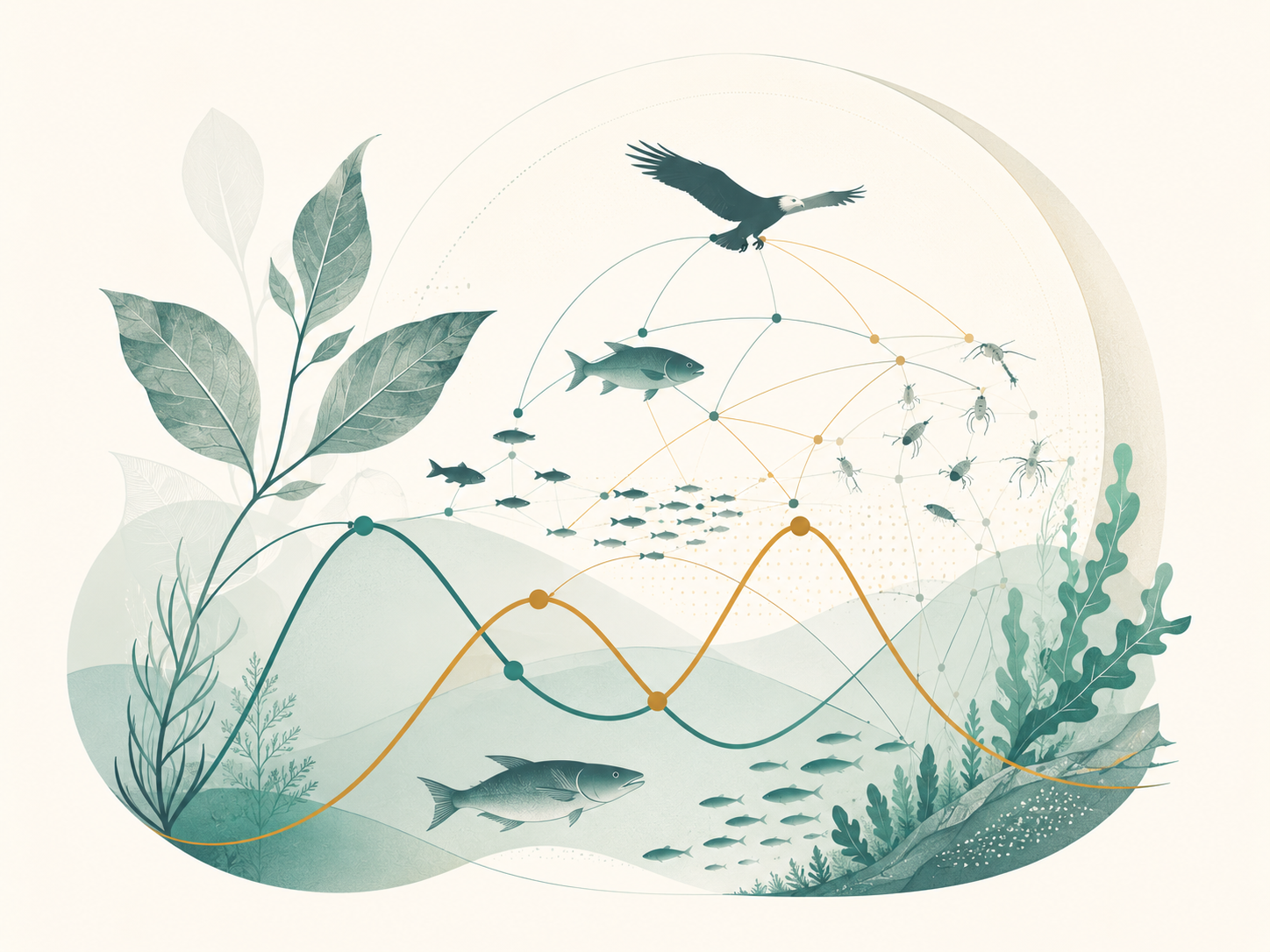 Illustration for mathematical ecology and population dynamics.