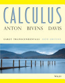 Cover of Calculus, Early Transcendental by Anton, Bivens, and Davis.